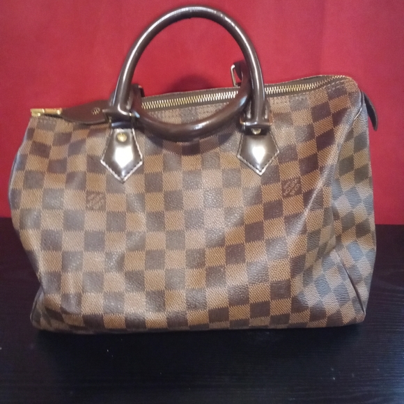100% Authentic Large, Louis Vuitton Brown Monogram - Picture 4 of 5